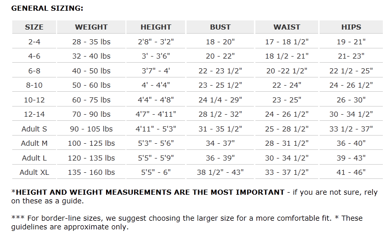 Image result for jerry's size chart